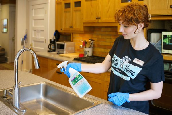 Deep cleaning a home